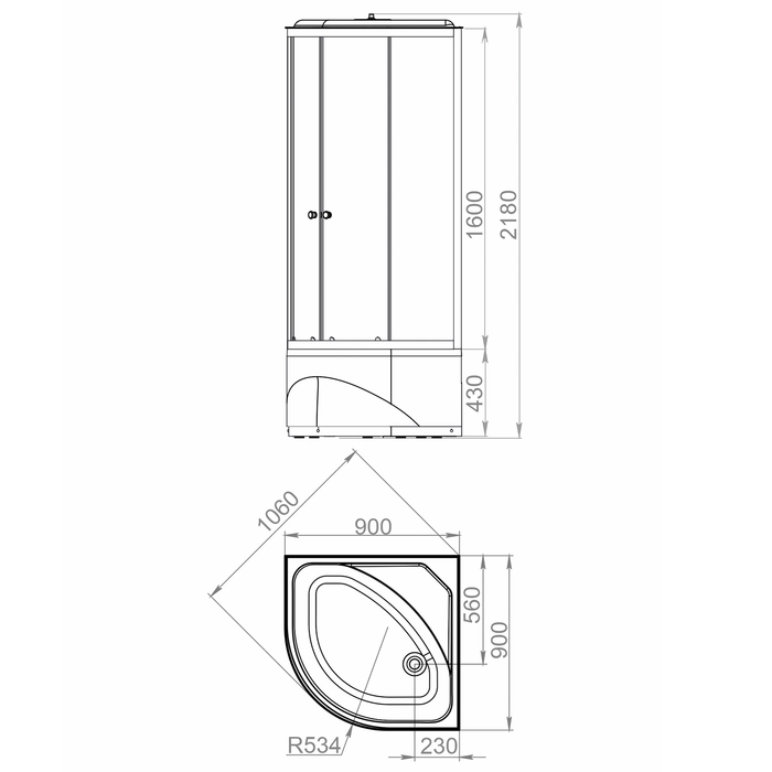 Душевая кабина Domani-Spa Delight Slim 99 high,черные стенки,прозрачное стекло, 90*90*218 см Душевая кабина Domani-Spa Delight Slim 99 high,черные стенки,прозрачное стекло, 90*90*218 см