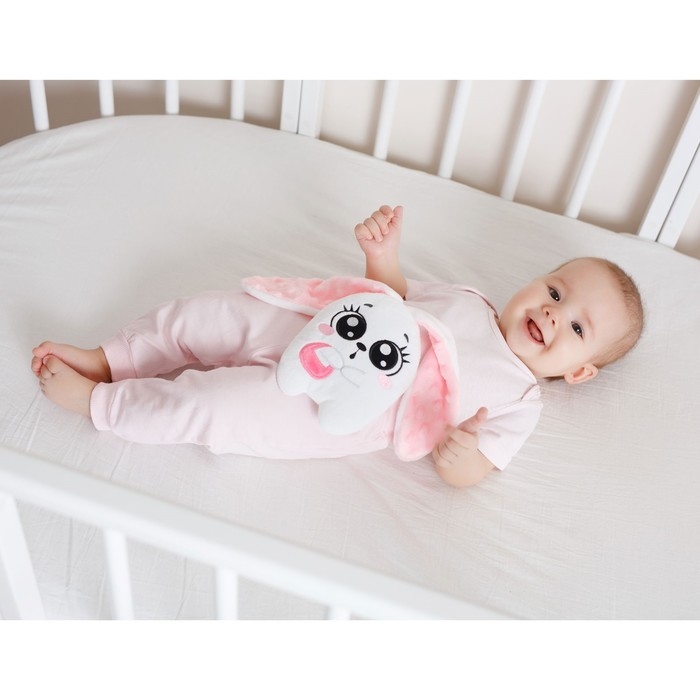 Развивающая игрушка-грелка «Зайка», с вишнёвыми косточками Развивающая игрушка-грелка «Зайка», с вишнёвыми косточками