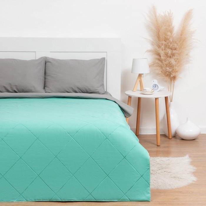 Покрывало LoveLife 2 сп 180х210&plusmn;5 см, цвет мятный, микрофайбер, 100% п/э