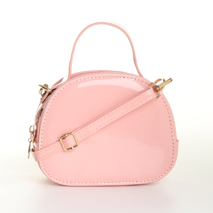 Сумка детская для девочки на молнии &laquo;Выбражулька&raquo;, цвет коралловый