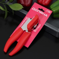 Нож консервный Доляна «Волна», 20 см, цвет красный Нож консервный Доляна «Волна», 20 см, цвет красный