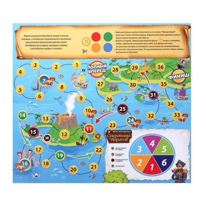 Настольная игра &laquo;Словотоп&raquo;, 50 карт, 6 фишек, игровое поле, 6+