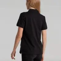 Рубашка поло женская Sunset черная, размер M