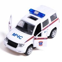 Машина металлическая «УАЗ Патриот. МЧС», инерция, 1:50 Машина металлическая «УАЗ Патриот. МЧС», инерция, 1:50