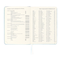 Ежедневник недатированный, A5, 136 листов, кожзам, deVENTE. Tailor, твердая обложка с поролоном, хлястик, перфорация, ляссе, блок 70%, голубой