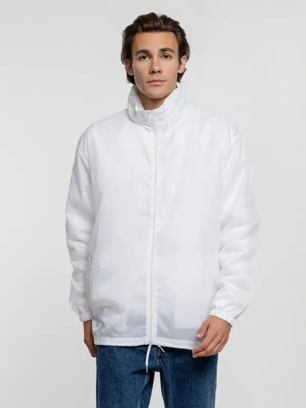 Ветровка унисекс Shift белая, размер XS Ветровка унисекс Shift белая, размер XS