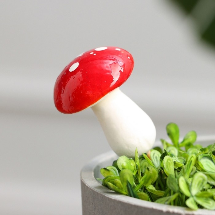 Набор штекеров Набор штекеров "Грибочек Мухоморчик" 4,5х3см, 20шт