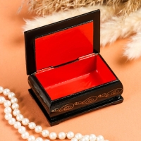 Шкатулка &laquo;Розовые розы&raquo;, 6&times;9 см, лаковая миниатюра