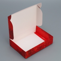 Коробка подарочная новогодняя складная &laquo;С новым годом&raquo;, 21 х 15 х 5 см, Новый год