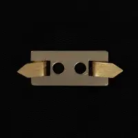 Шильдик «Счастливый клевер», золотистый Шильдик «Счастливый клевер», золотистый