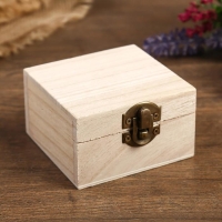 Шкатулка для росписи "Квадрат" 8х8х5 см, МИКС Шкатулка для росписи "Квадрат" 8х8х5 см, МИКС