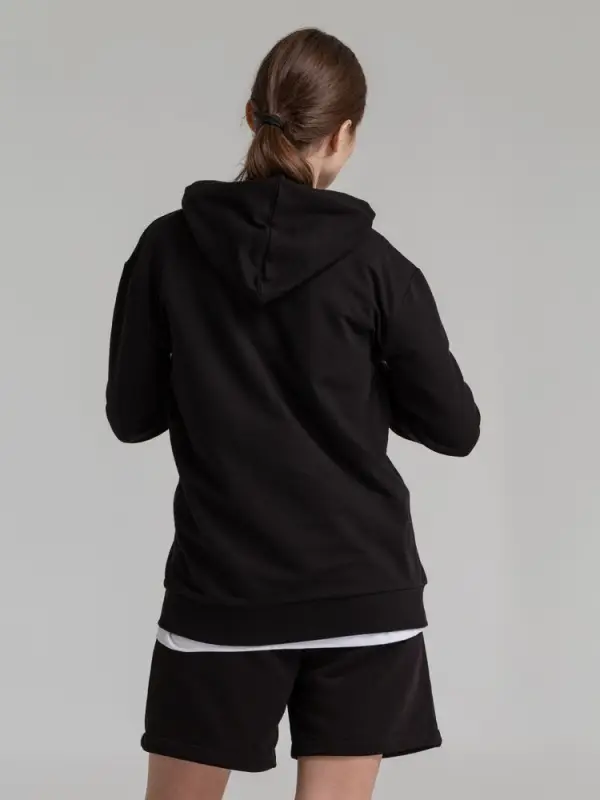 Толстовка с капюшоном Unit Kirenga черная, размер S