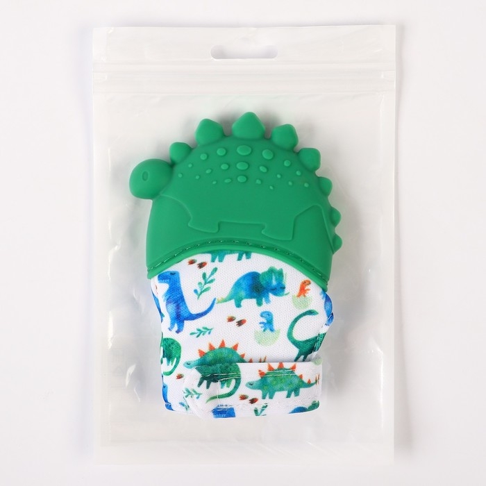 Прорезыватель-рукавичка «Динозаврик», Крошка Я, Прорезыватель-рукавичка «Динозаврик», Крошка Я,