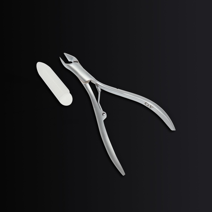 Кусачки маникюрные для кутикулы «Premium satin», эргономичные, 9,3 см, длина лезвия - 7 мм, цвет серебристый Кусачки маникюрные для кутикулы «Premium satin», эргономичные, 9,3 см, длина лезвия - 7 мм, цвет серебристый