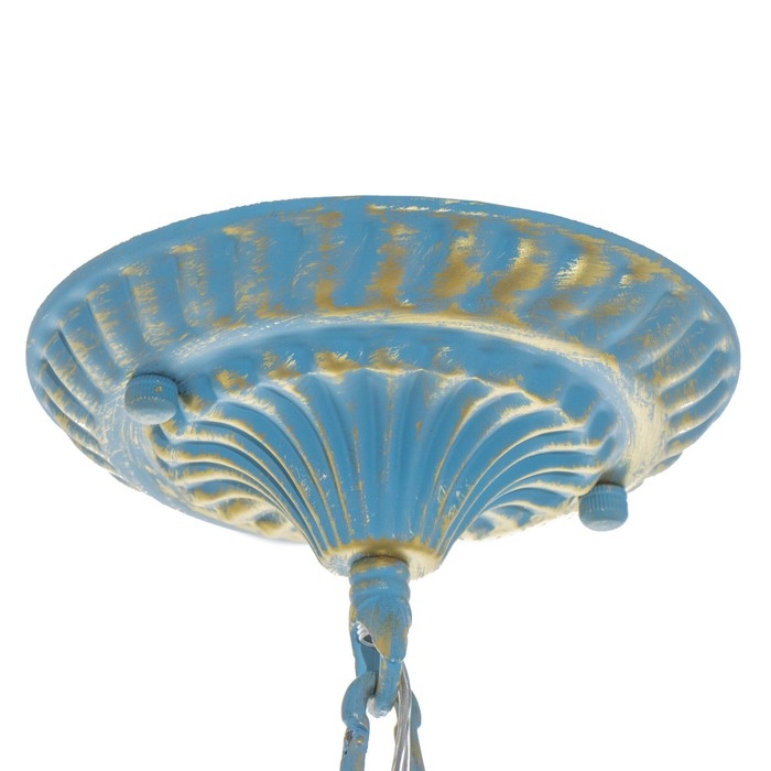 Люстра Люстра "Лиана" 5хЕ27 40Вт синий 45х45х40-90 см BayerLux