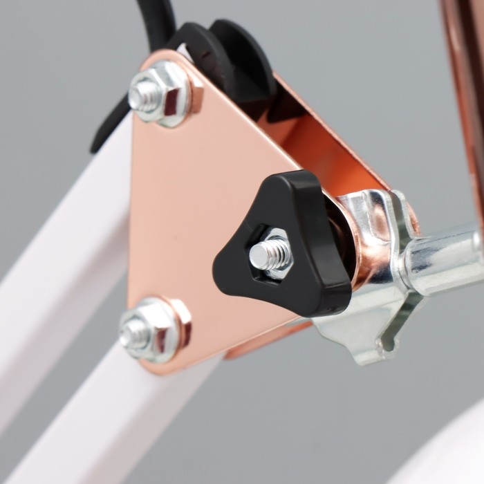 Настольная лампа Настольная лампа "Джоел" Е27 40Вт бело-золотой 15х15х63 см RISALUX