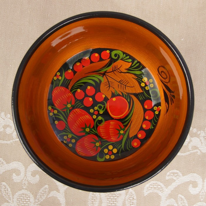 Конфетница, 14×14 см, хохлома Конфетница, 14×14 см, хохлома