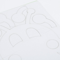 Ростомер на стену "Гусеница", наклейки интерьерные детские, декор на стену, 220 х 36 см