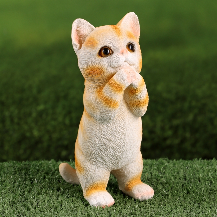 Садовая фигура Садовая фигура "Попрошайка котик" 8х9х20см МИКС