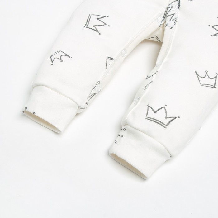 Комбинезон Крошка Я "Princess", рост 86-92 см, цвет бежевый