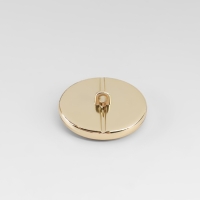 Пуговица металлическая на ножке «Камень», декоративная, d = 25 мм, цвет белый/серый/золотой Пуговица металлическая на ножке «Камень», декоративная, d = 25 мм, цвет белый/серый/золотой