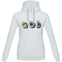 Толстовка с капюшоном &laquo;Новый GOD&raquo;, белая, размер S