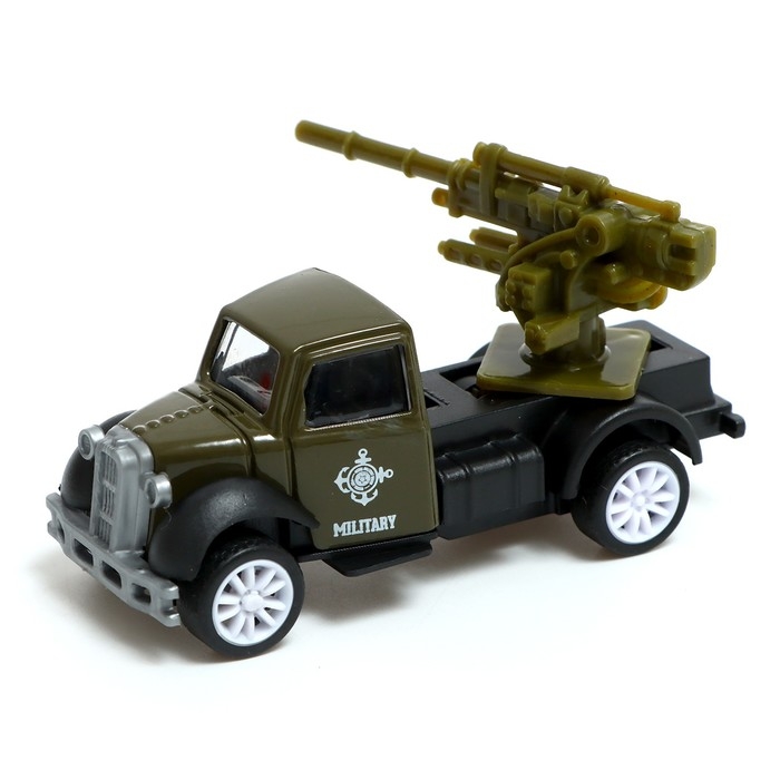Машина металлическая &laquo;Военная техника&raquo;, инерция, 1:64, цвет МИКС, на блистере