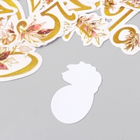 Наклейки для творчества "Цветочные цифры" тиснение золото набор 48 шт 9х7х0,8 см Наклейки для творчества "Цветочные цифры" тиснение золото набор 48 шт 9х7х0,8 см