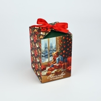 Коробка подарочная новогодняя складная &laquo;Счастливых мгновений&raquo;, 12 х 18 х 12 см, Новый год