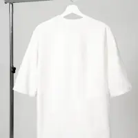 Футболка оверсайз унисекс Kosmos 2.0, кремовая, размер M/L Футболка оверсайз унисекс Kosmos 2.0, кремовая, размер M/L