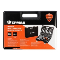 Набор профессионального инструмента ЕРМАК 736-195, CrV, 1/2" 1/4", 86 предметов Набор профессионального инструмента ЕРМАК 736-195, CrV, 1/2" 1/4", 86 предметов