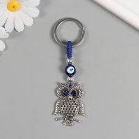 Брелок от сглаза металл "Сова на ветке" 3,3х7 см Брелок от сглаза металл "Сова на ветке" 3,3х7 см