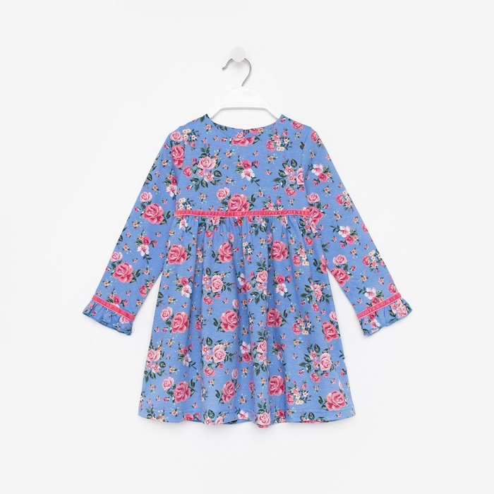 Платье для девочки, цвет голубой, рост 116 см