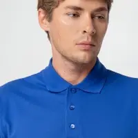 Рубашка поло мужская Summer 170 ярко-синяя (royal), размер L