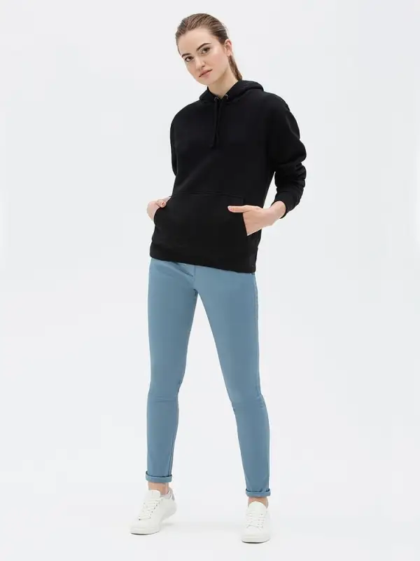 Толстовка унисекс Spencer черная, размер XS