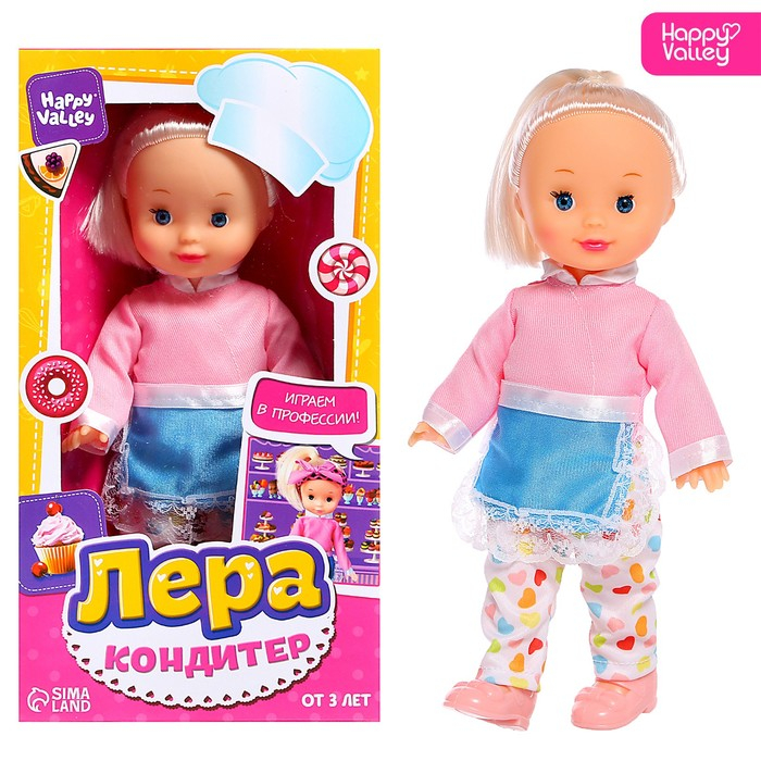 Кукла классическая &laquo;Лера кондитер&raquo;
