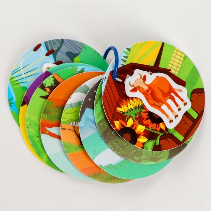 Игра на липучках &laquo;Весёлые липучки. Кто где живёт?&raquo;