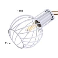 Бра с переключателем на проводе "Бьянка" Е14 40Вт белый 17х11х17см