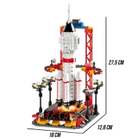 Конструктор &laquo;Космос. Ракета&raquo;, 696 деталей