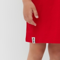 Футболка детская удлиненная KAFTAN "Мишка в шарфе" р.32 (110-116)