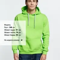 Толстовка с капюшоном Kirenga Heavy, зеленое яблоко, размер 4XL