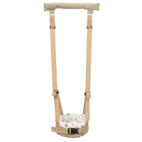 Вожжи № 2, Узкие, Маленькие звезды, цвет коричневый/белый