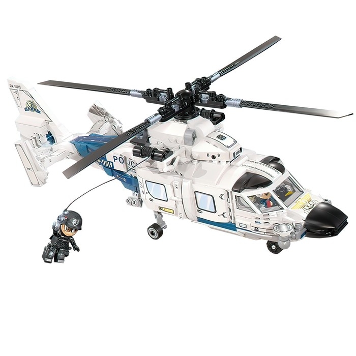 Конструктор Спецназ &laquo;Штурмовой вертолёт&raquo;, 745 деталей