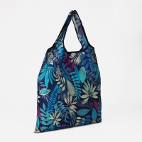 Сумка хозяйственная без застёжки, складная, цвет синий Сумка хозяйственная без застёжки, складная, цвет синий