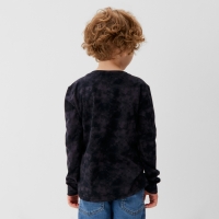 Футболка c дл. рук. детская KAFTAN "Trendy" р.34 (122-128), серый тай-дай