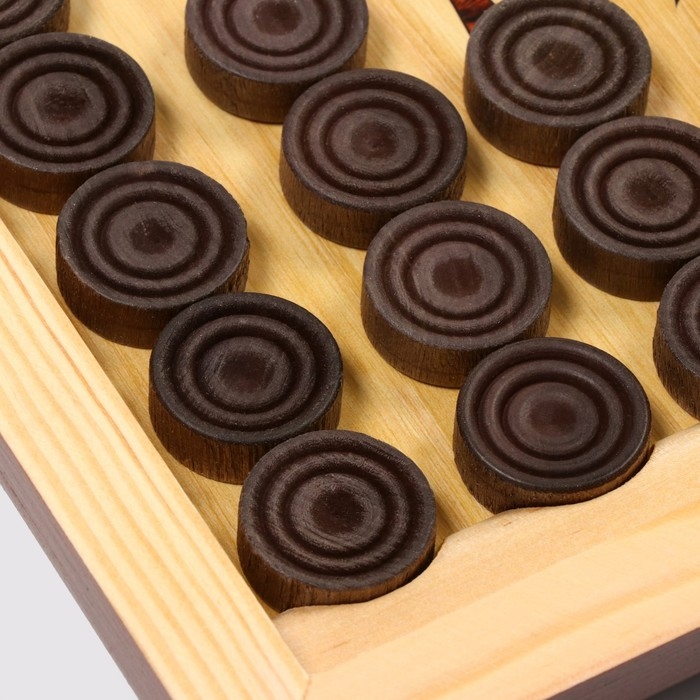 Нарды деревянные большие, настольная игра Нарды деревянные большие, настольная игра "Морские", 50 х 50 см, с шашками