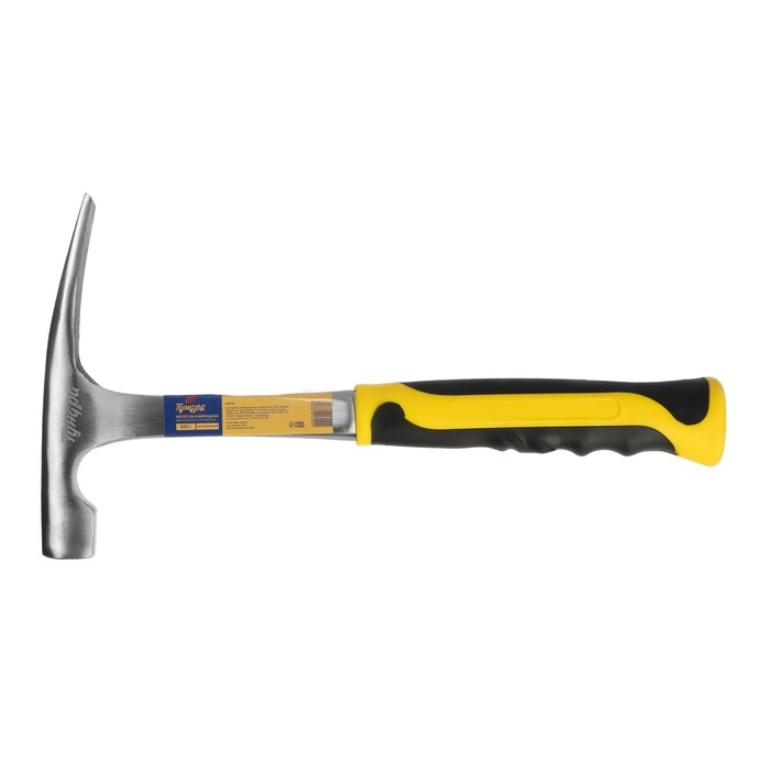 Молоток каменщика ТУНДРА ПРОФИ, цельнокованый, двухкомпонентная рукоятка, 600 г Молоток каменщика ТУНДРА ПРОФИ, цельнокованый, двухкомпонентная рукоятка, 600 г