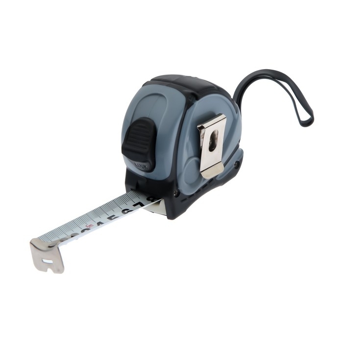 Рулетка ТУНДРА, двухкомпонентный корпус, 5 м х 25 мм