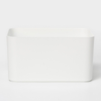 Корзина для хранения Joy, 2,3 л, 23×16×12 см, цвет белый Корзина для хранения Joy, 2,3 л, 23×16×12 см, цвет белый