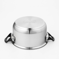 Кастрюля из нержавеющей стали Доляна «Чёрная ночь», 3 л, с крышкой Кастрюля из нержавеющей стали Доляна «Чёрная ночь», 3 л, с крышкой